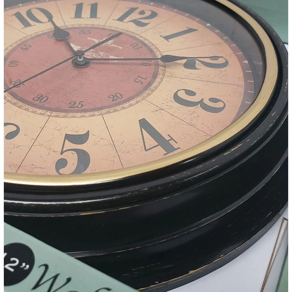 Kitchen Plastic Decorative Wall Clock,12